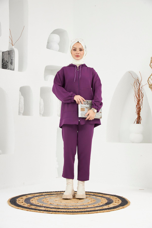 Reyhan Double Set - Purple