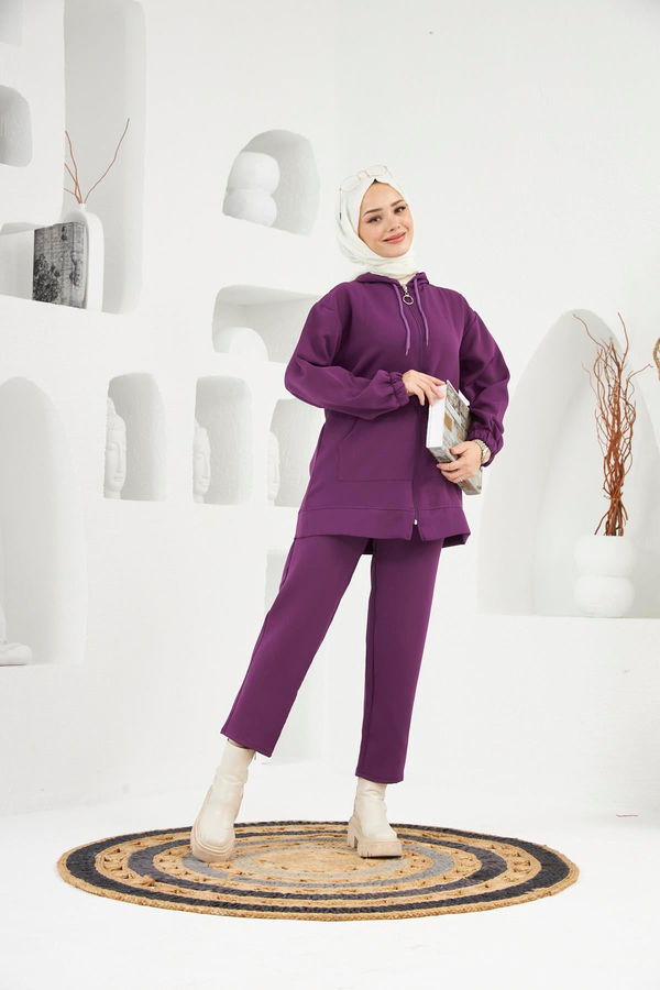 Reyhan Double Set - Purple