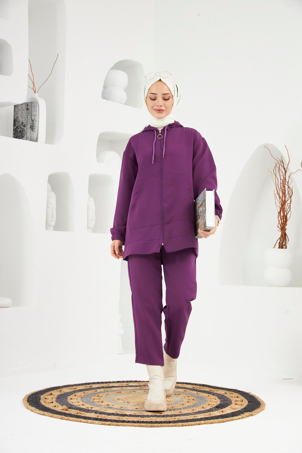 Reyhan Double Set - Purple