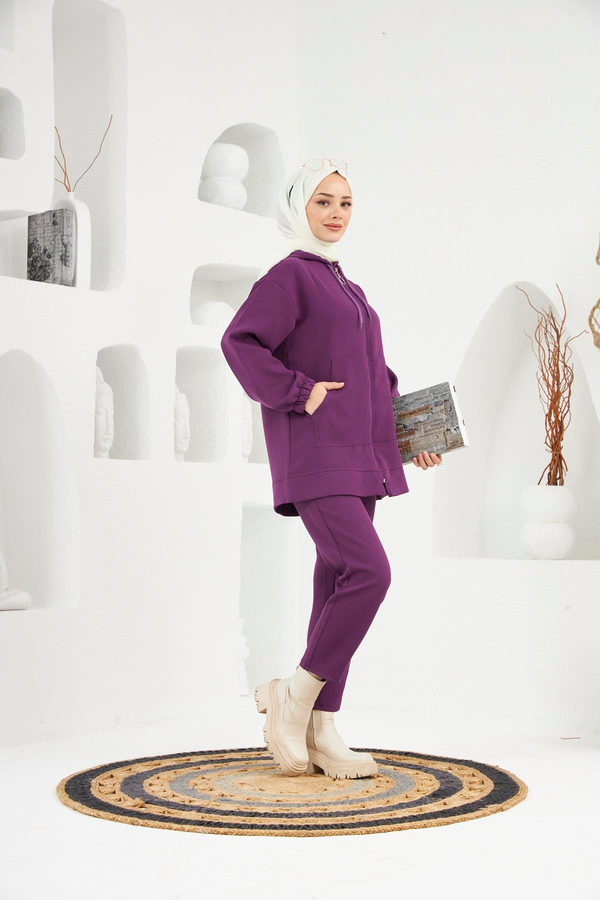 Reyhan Double Set - Purple