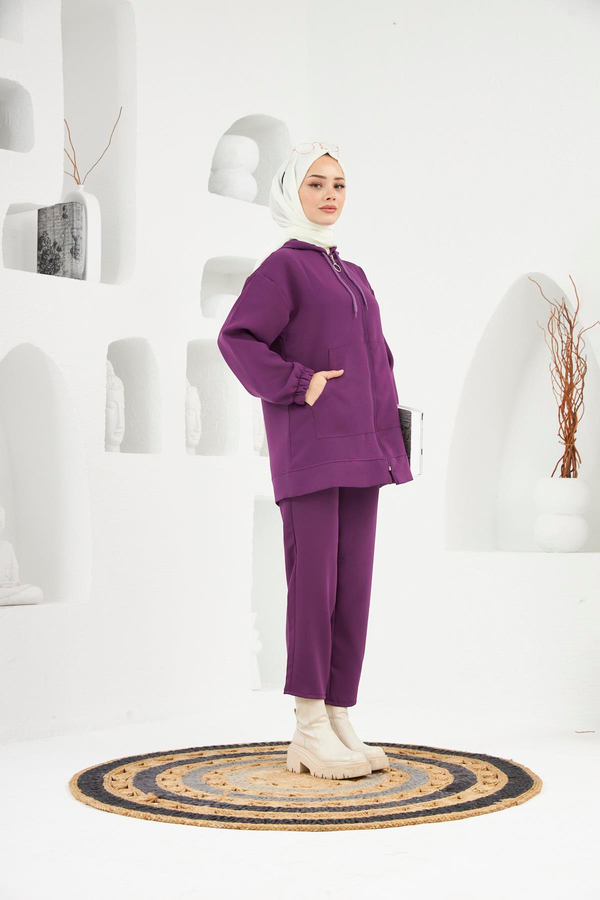 Reyhan Double Set - Purple