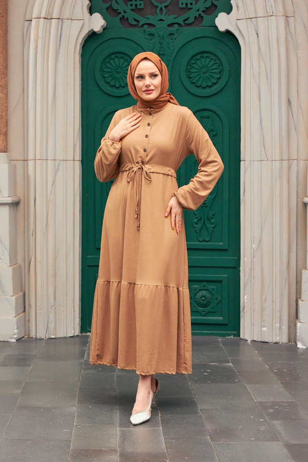 Afra Elbise - Vizon