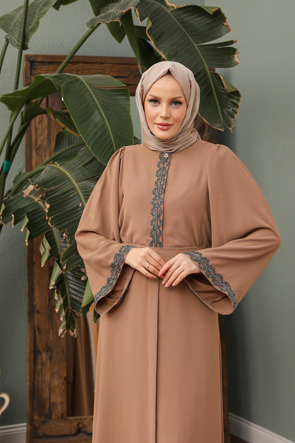 Asil Abaya - Camel