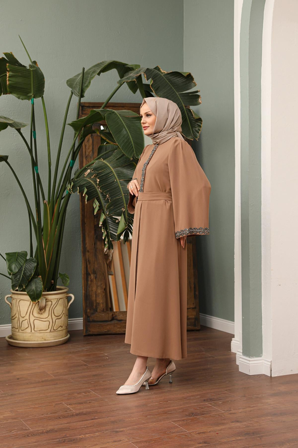 Asil Abaya - Camel