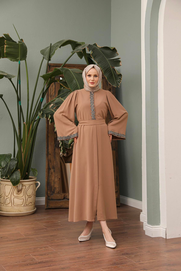 Asil Abaya - Camel
