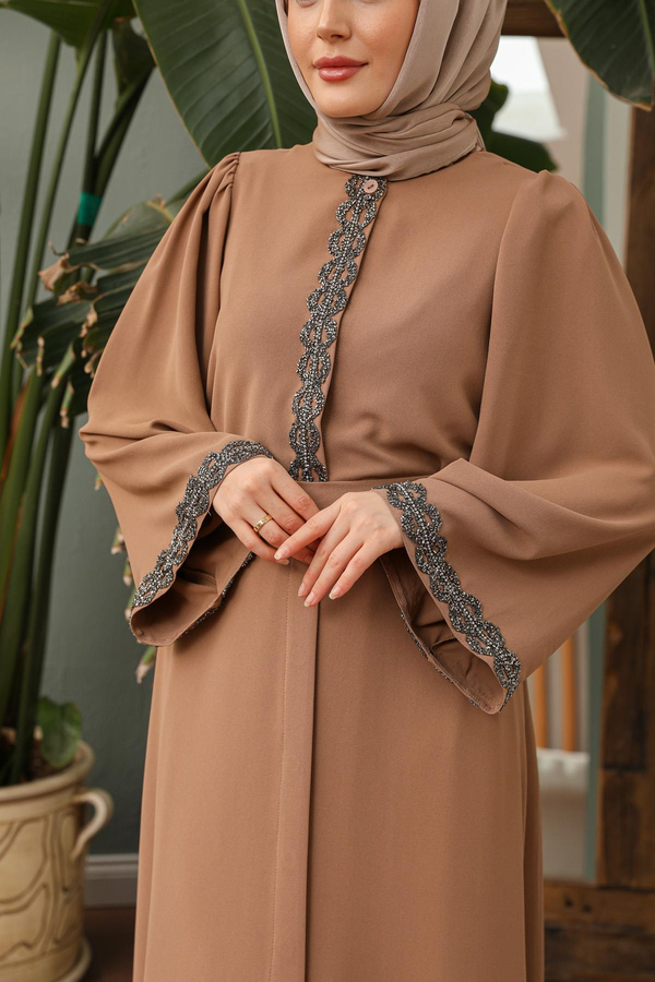 Asil Abaya - Camel
