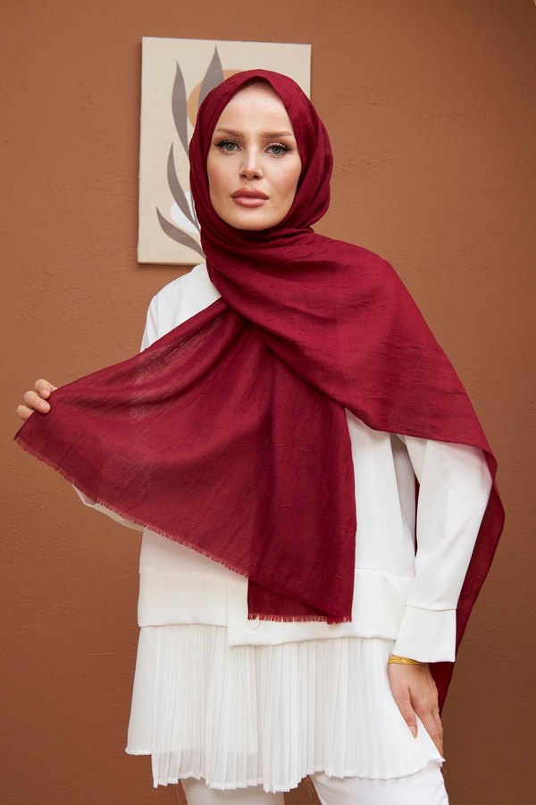 Bambu Şal - Bordo