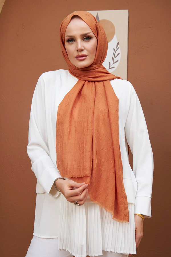 Bambu Şal - Kiremit