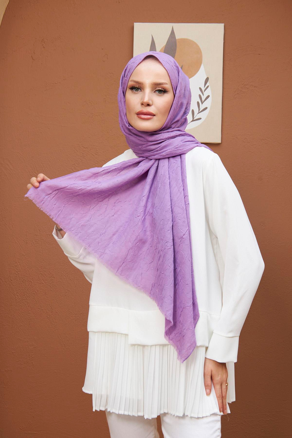 Bambu Şal - Lila