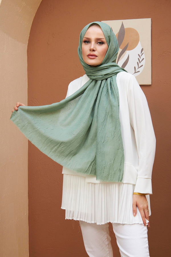 Bambu Şal - Mint Yeşil