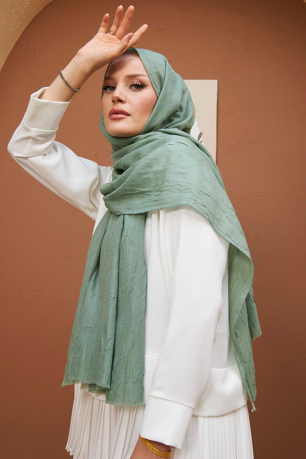 Bambu Şal - Mint Yeşil