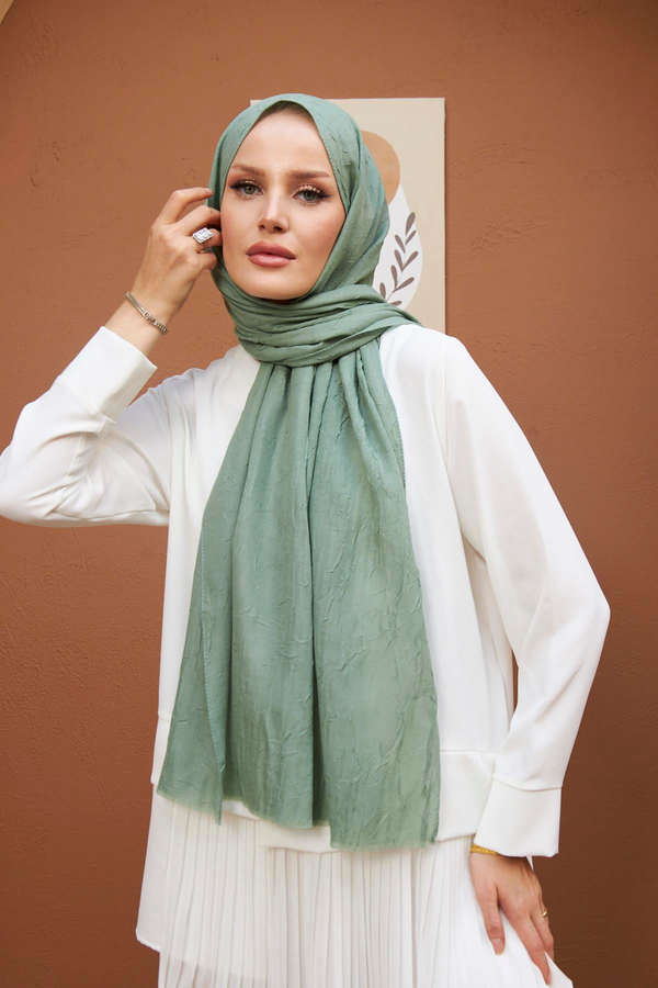 Bambu Şal - Mint Yeşil