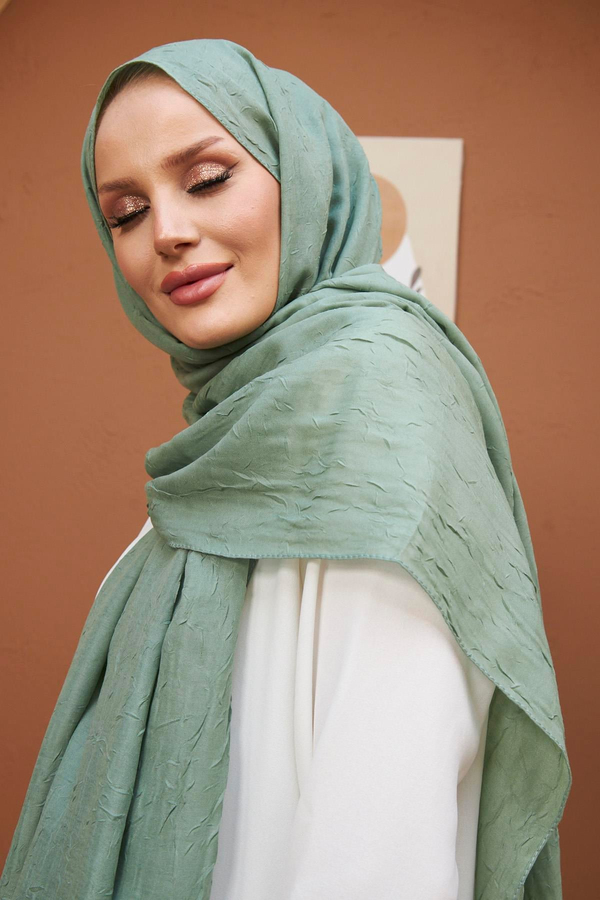 Bambu Şal - Mint Yeşil