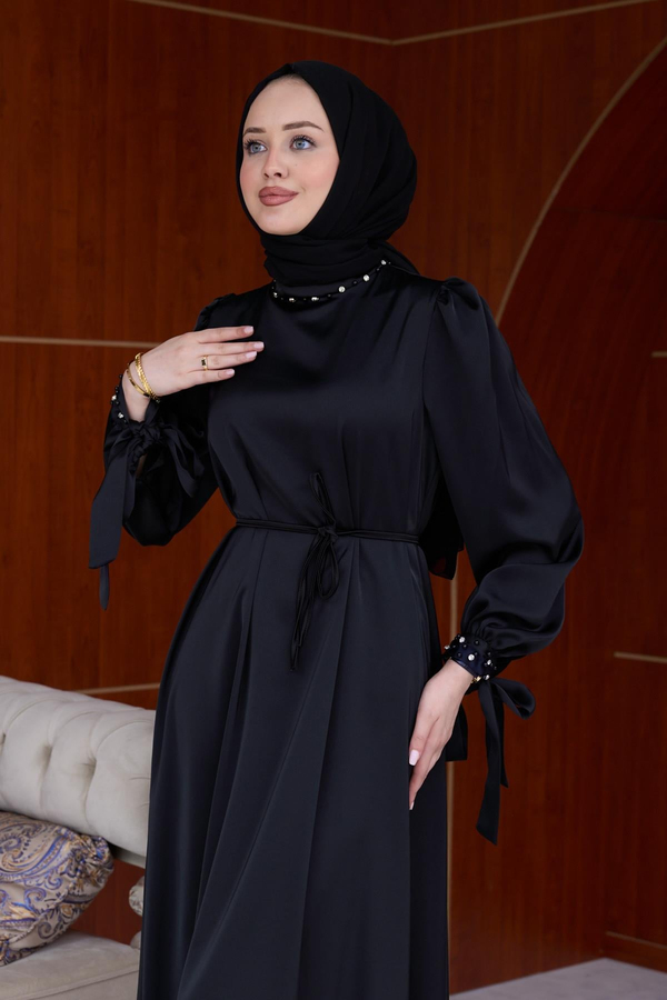 Beren Saten Abiye - Siyah