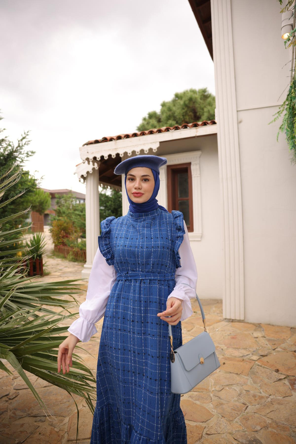 Beret Şapka - Mavi
