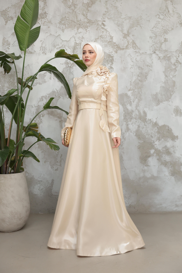 Bilge Abiye - Bej