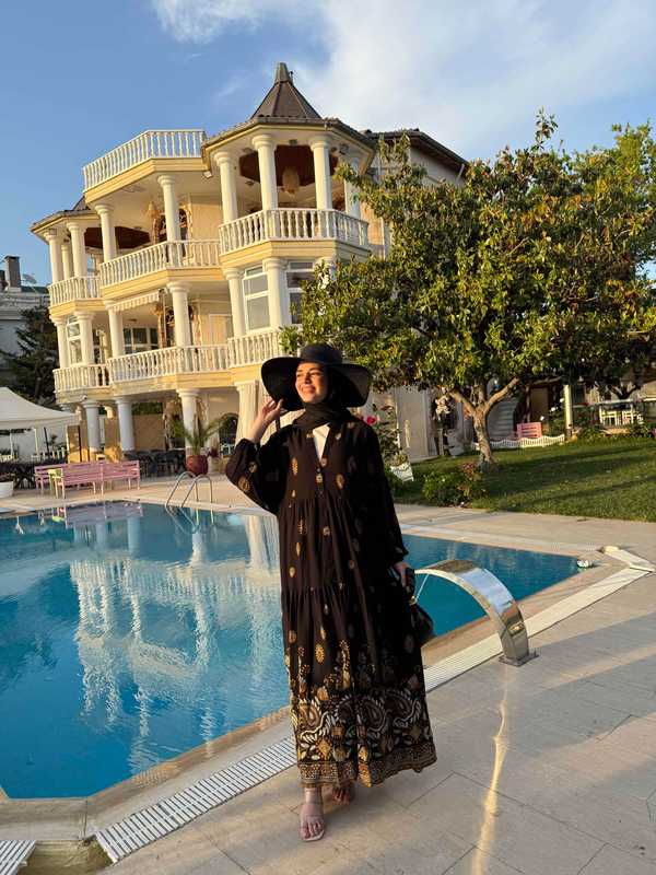 Demet Elbise - Siyah