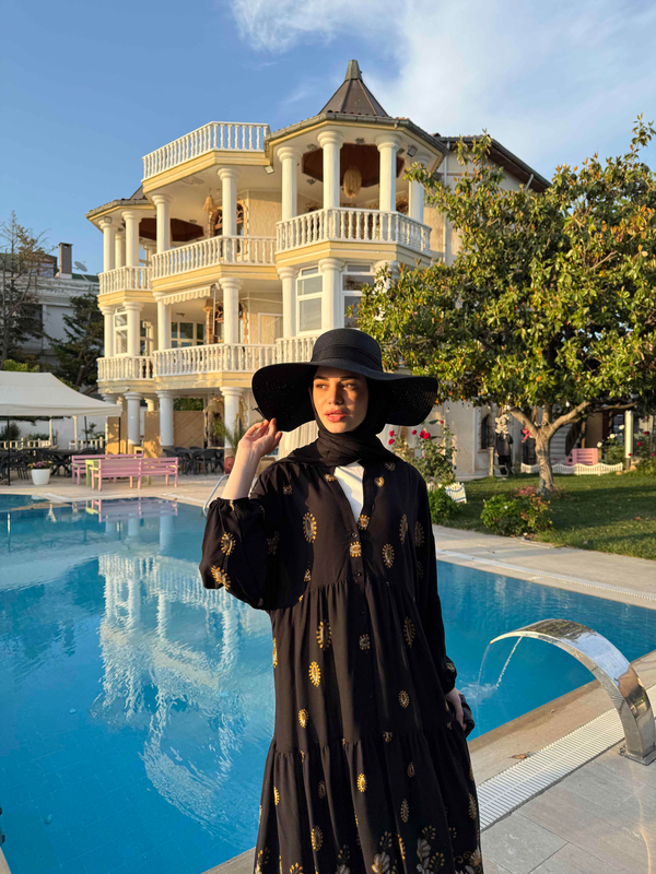 Demet Elbise - Siyah