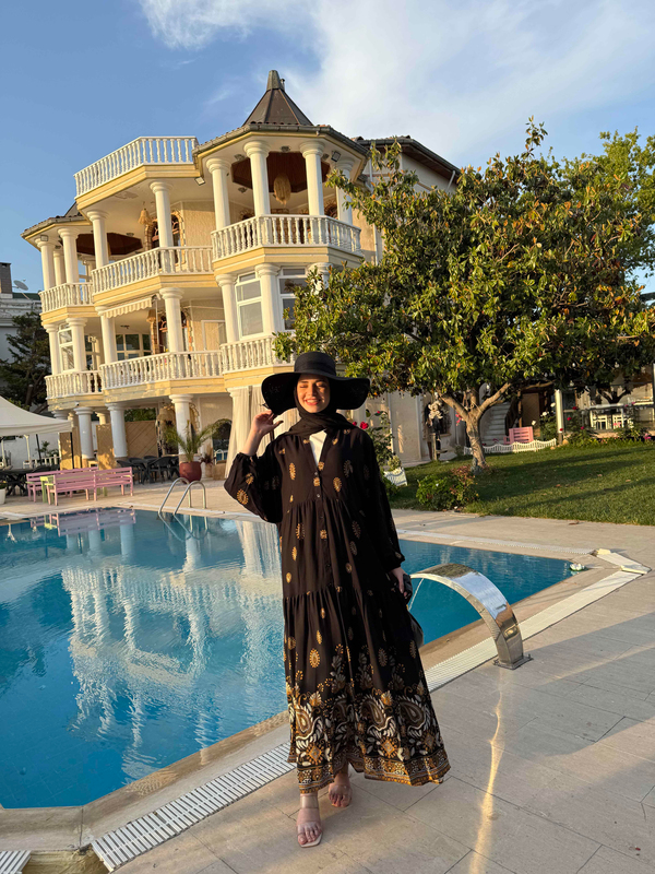 Demet Elbise - Siyah