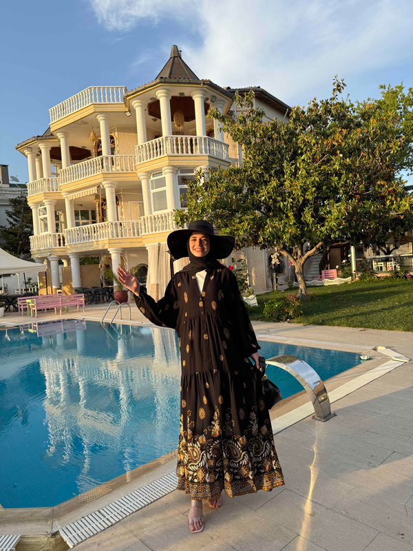 Demet Elbise - Siyah