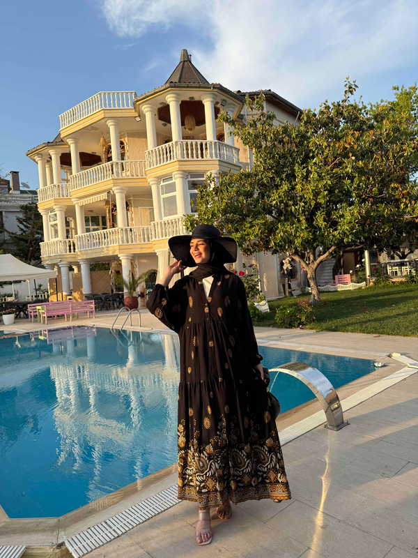Demet Elbise - Siyah