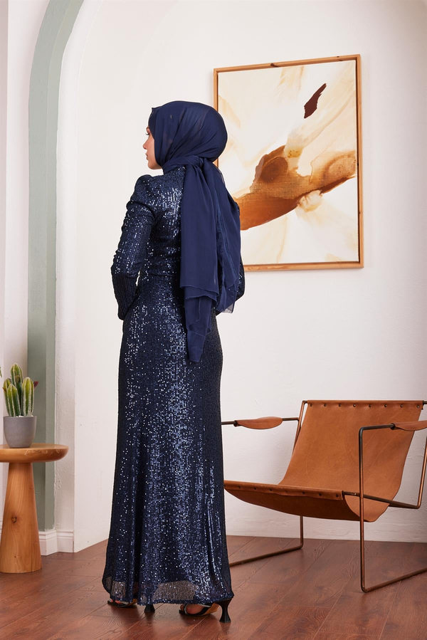 Derya Payet Abiye - Lacivert