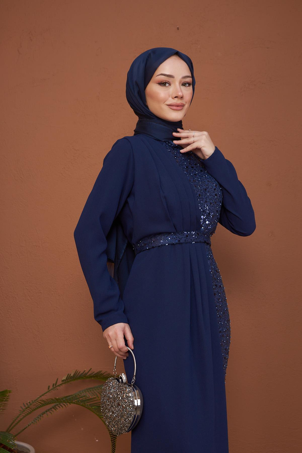 Elvan Abiye - Lacivert