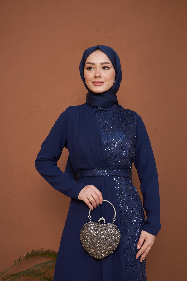 Elvan Abiye - Lacivert