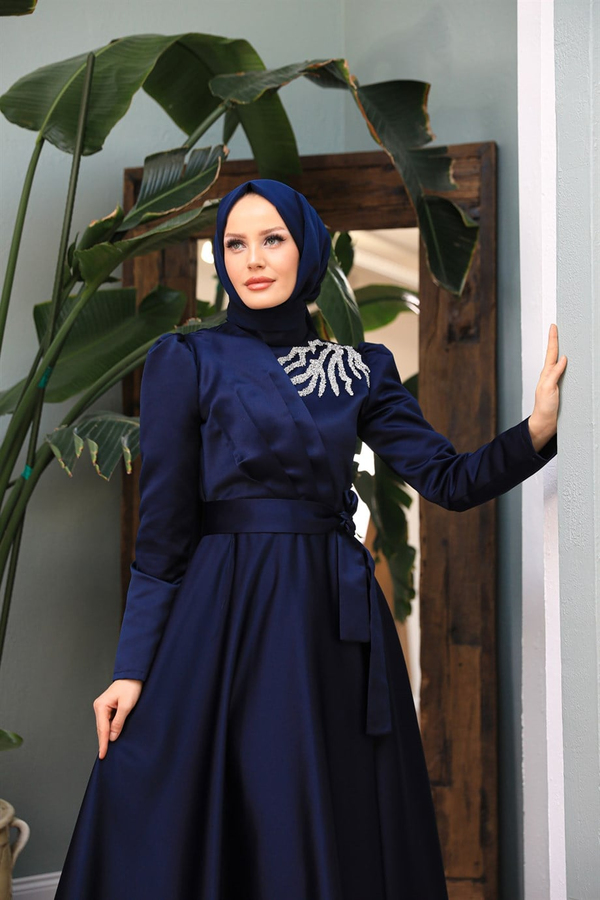 Esila Abiye - Lacivert