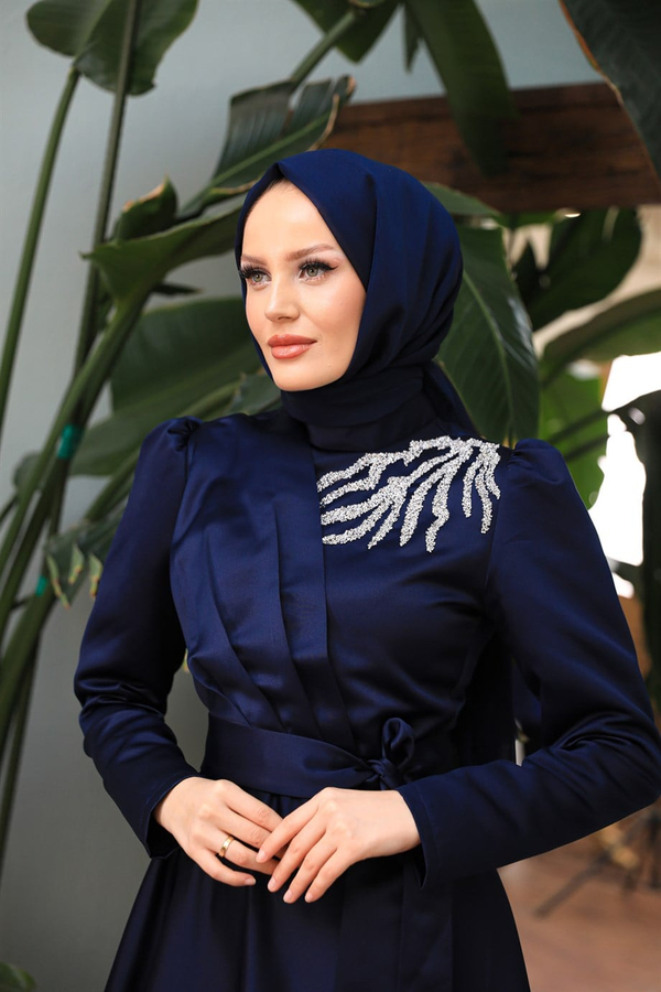 Esila Abiye - Lacivert
