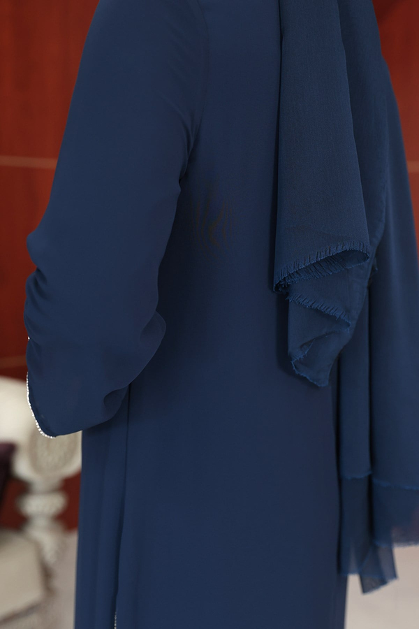Ezgi Tasarım Abaya - Lacivert