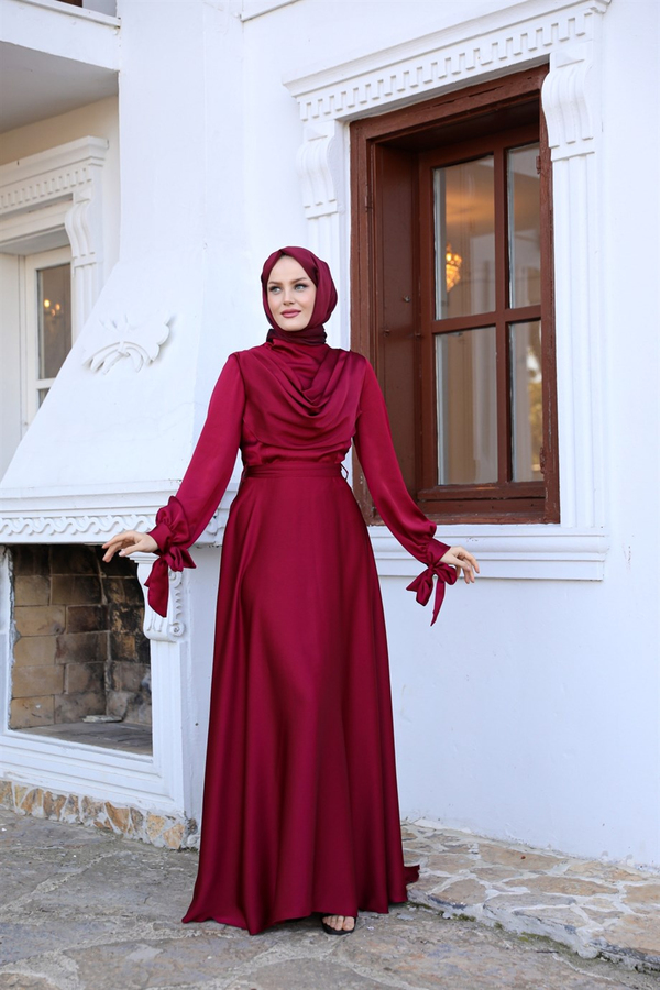 İzem Abiye - Bordo