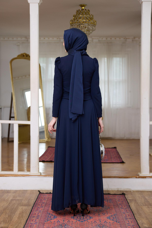 Lalezar Abiye - Lacivert