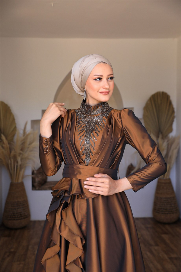 Leyla Dressy - Brown