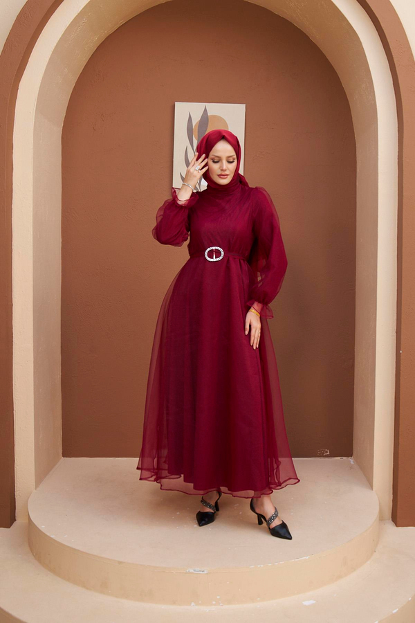 Manolya Abiye - Bordo