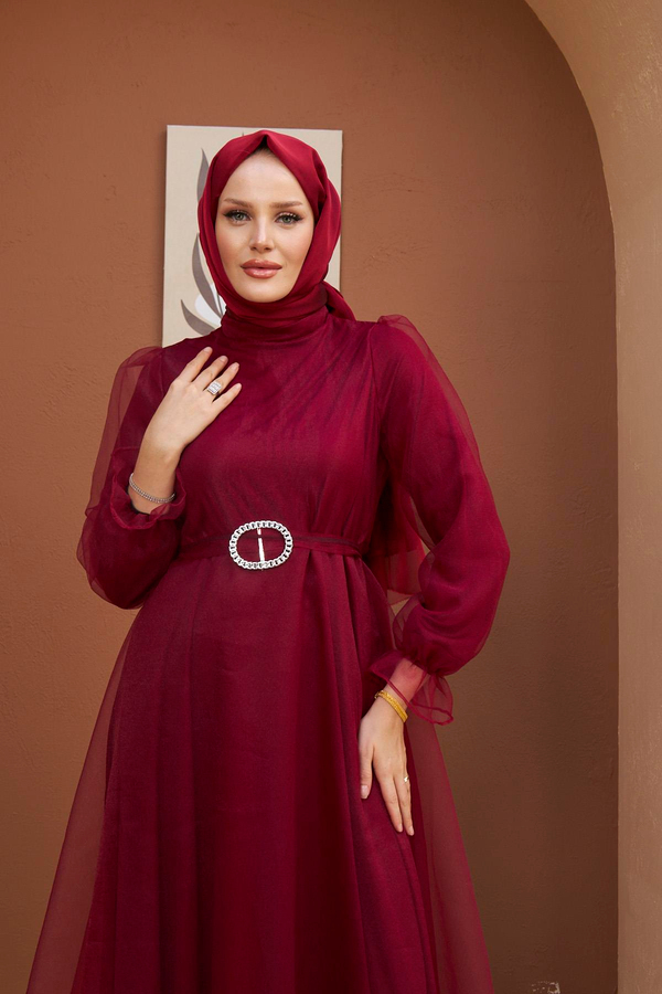 Manolya Abiye - Bordo
