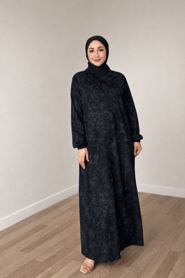 Meryem Desen Elbise - Siyah