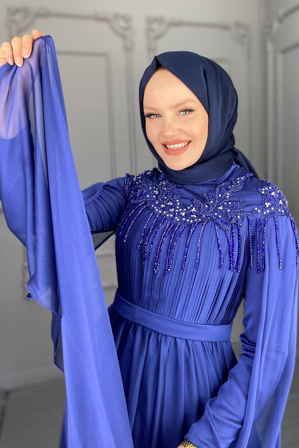Pelerin Abiye - Indigo