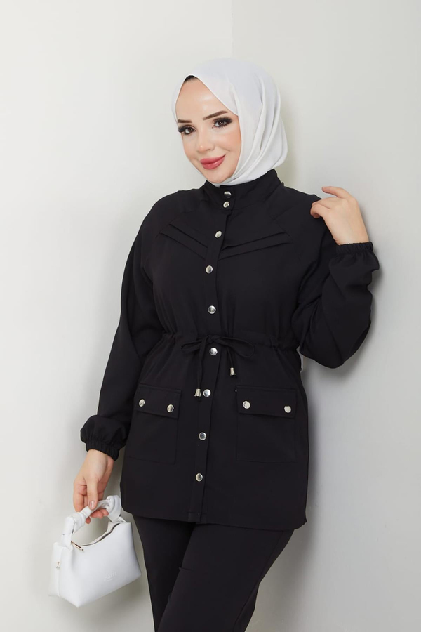 Pınar Pantolonlu Takım - Siyah
