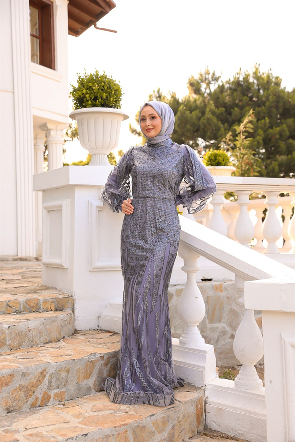 Flake Pattern Fish Model Dressy - Silver