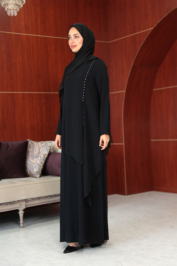 Sanem Özel Tasarım Abiye - Siyah