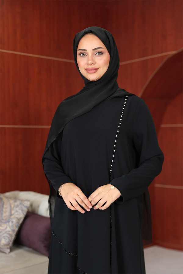 Sanem Özel Tasarım Abiye - Siyah