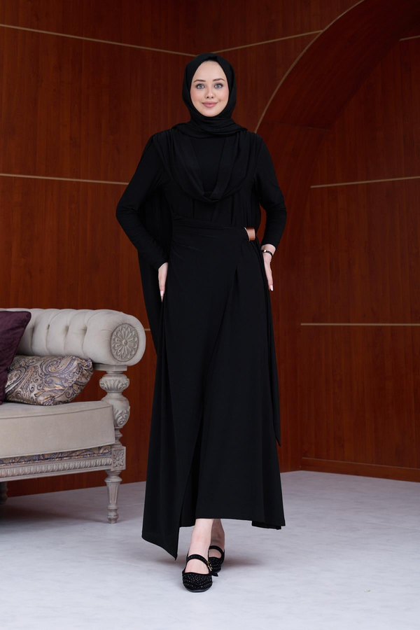 Sevgi Sandy Elbise - Siyah