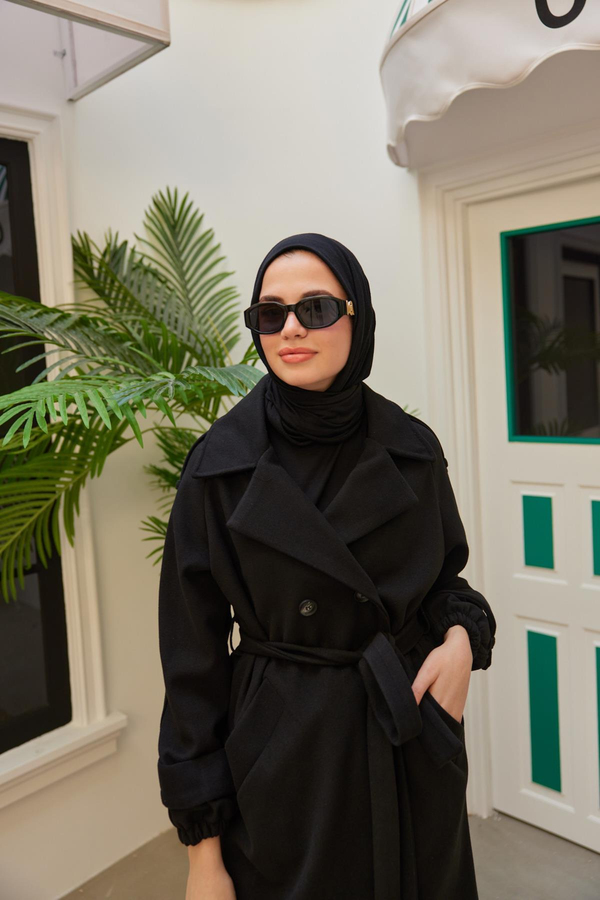 Sude Kaşe Kaban - Siyah