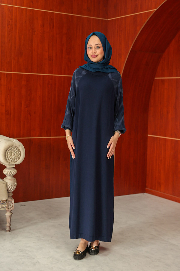 Zeynep Tasarım Elbise - Lacivert