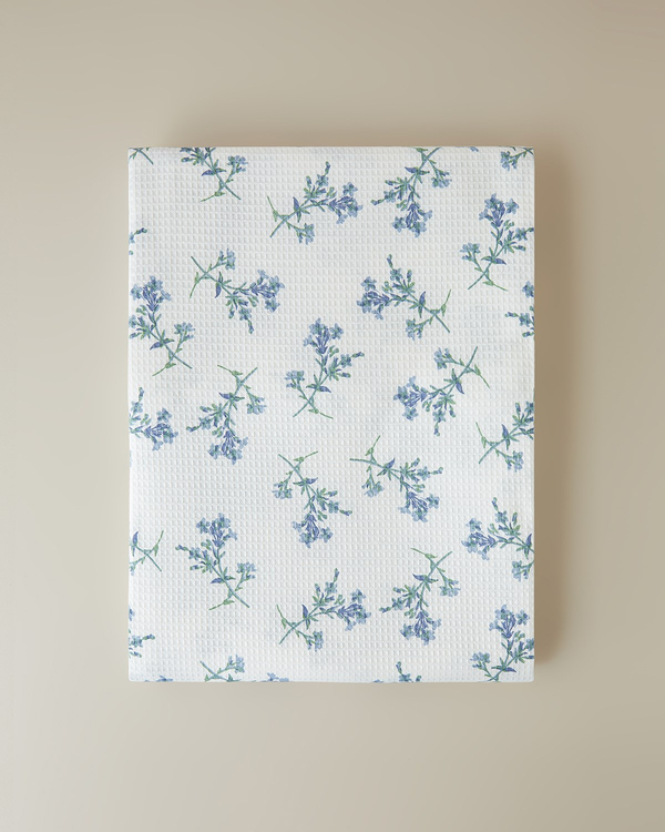 Blue Spring Tek Kişilik Pike 150x220 cm Mavi - English Home 2. Alımda %50 İndirim