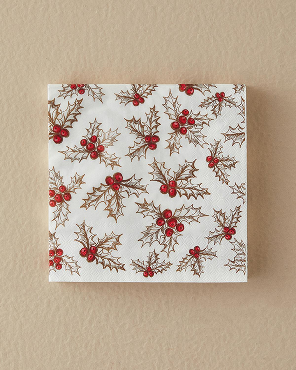 Christmas Cocaine 20'li Kağıt Peçete 33x33 cm Kırmızı - 4 Al 3 Öde