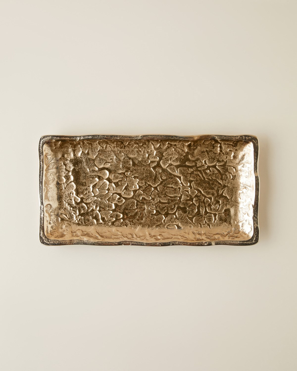 Glare Dekoratif Tepsi 30,5x15x1,5 cm Gold - İkinci Alımda Yarı Fiyatına - English Home 2. Alımda %50 İndirim