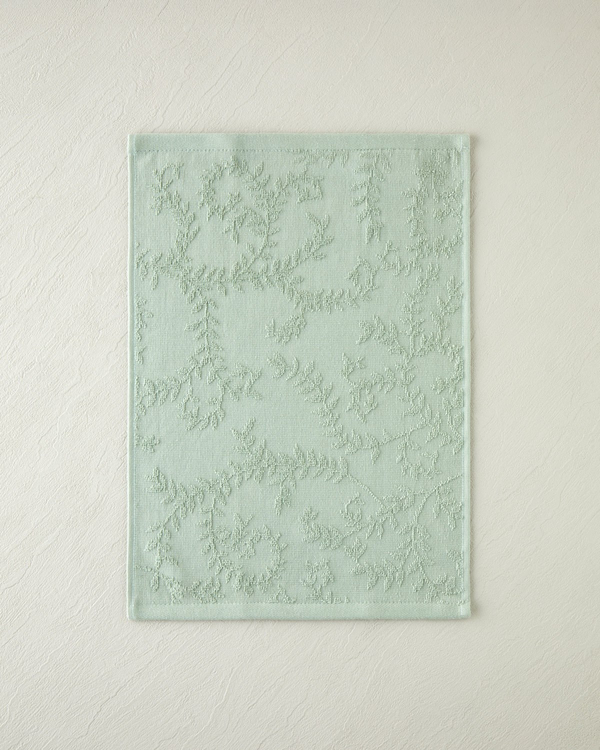 Leafy Touch %100 Pamuk Jakarlı El Havlusu 30x40 cm Yeşil - 4 Al 3 Öde