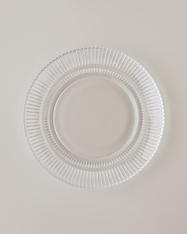 Lucent Cam Pasta Tabağı 20 cm Şeffaf - 4 Al 3 Öde